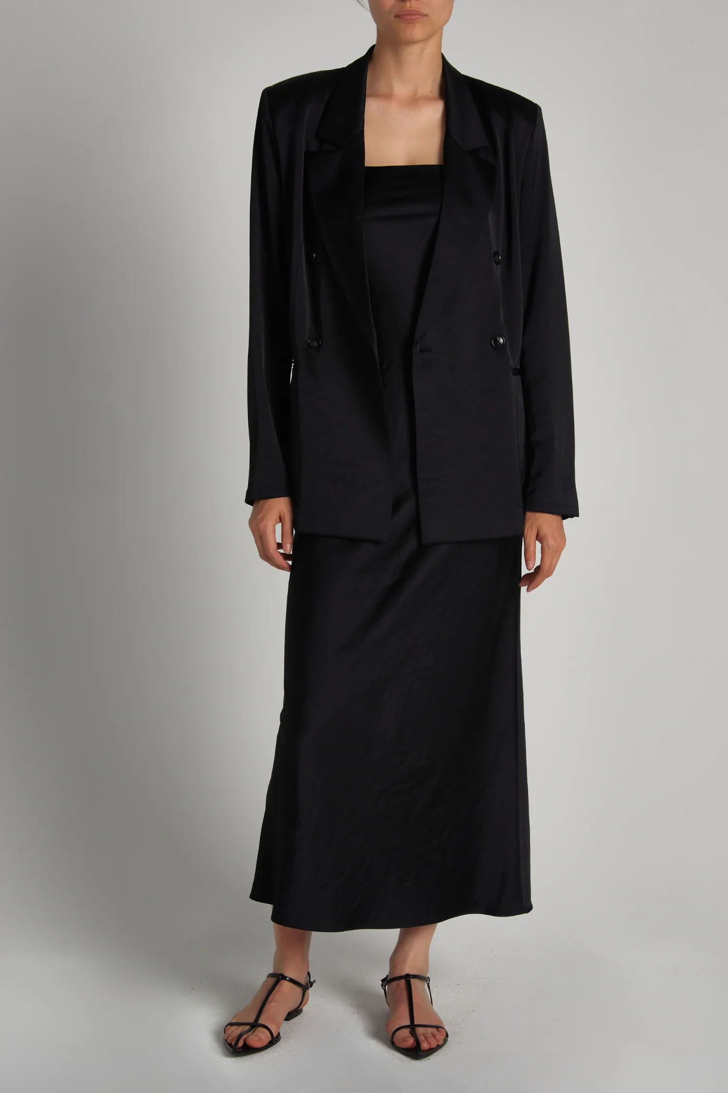 Adalee Charmeuse Blazer