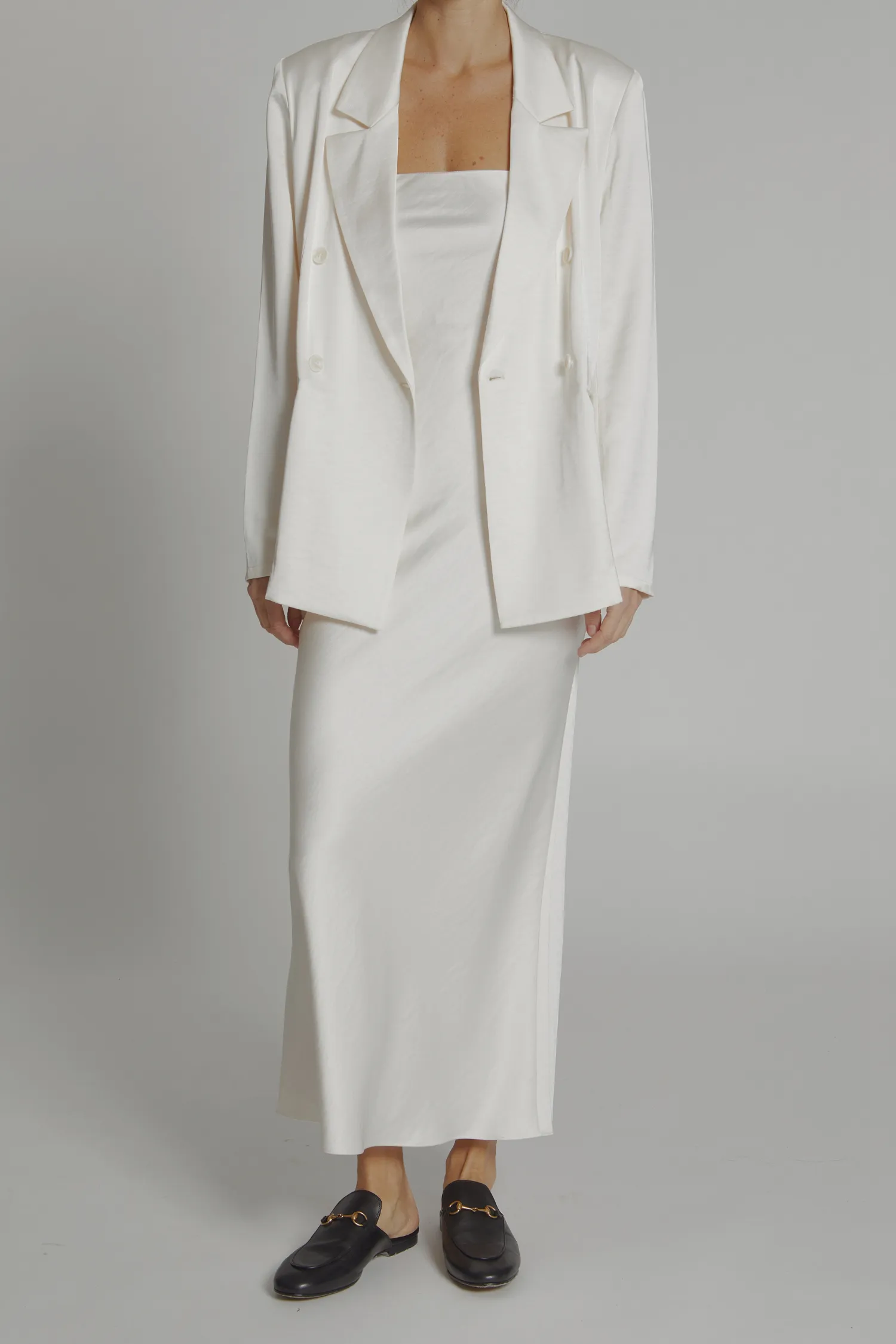 Adalee Charmeuse Blazer