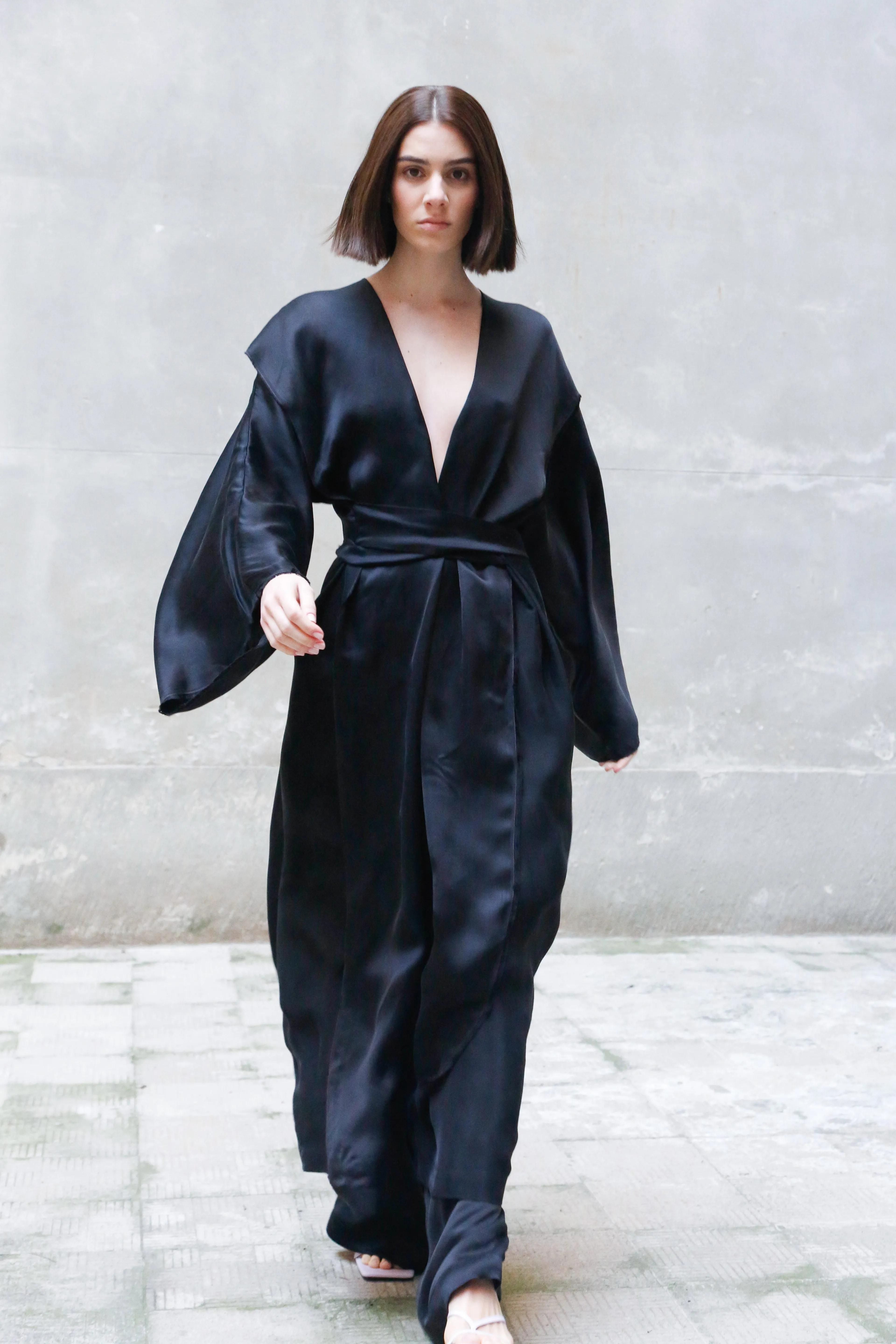 Bemberg Kimono Wrap Dress