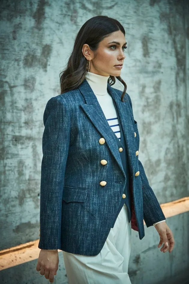 BLAZER CRUZADA DENIM BYRON