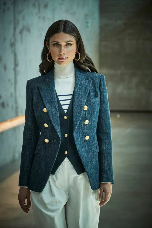 BLAZER CRUZADA DENIM BYRON