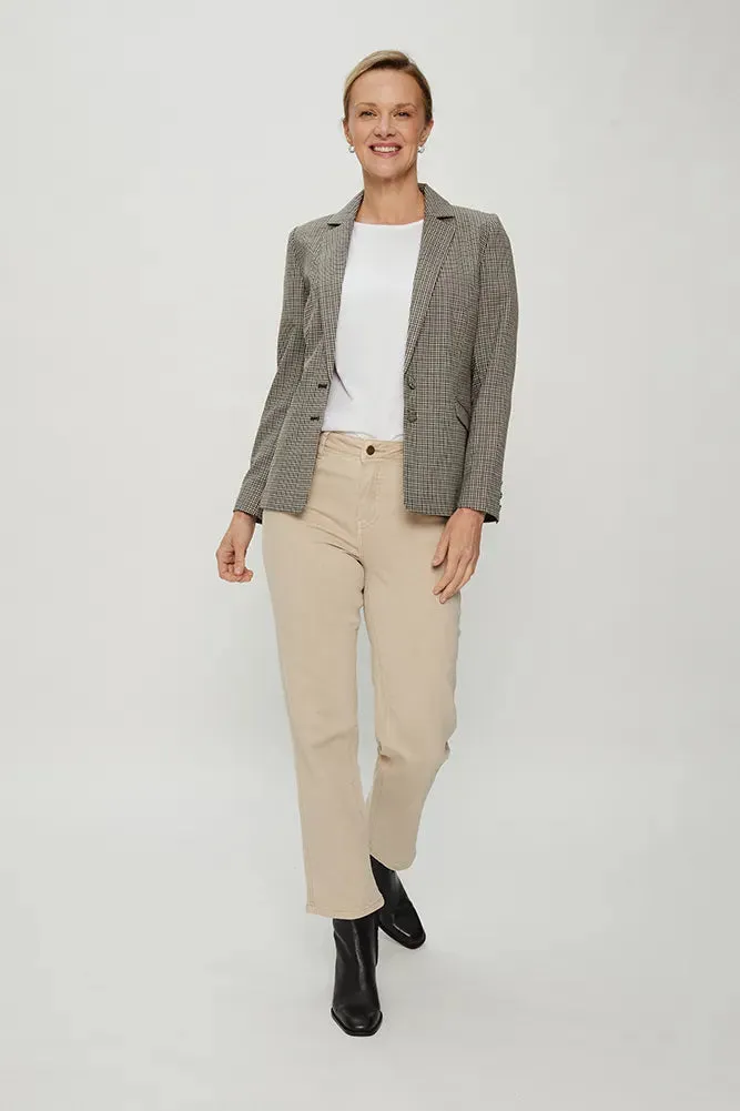Blazer Mujer Cuadrille Negro