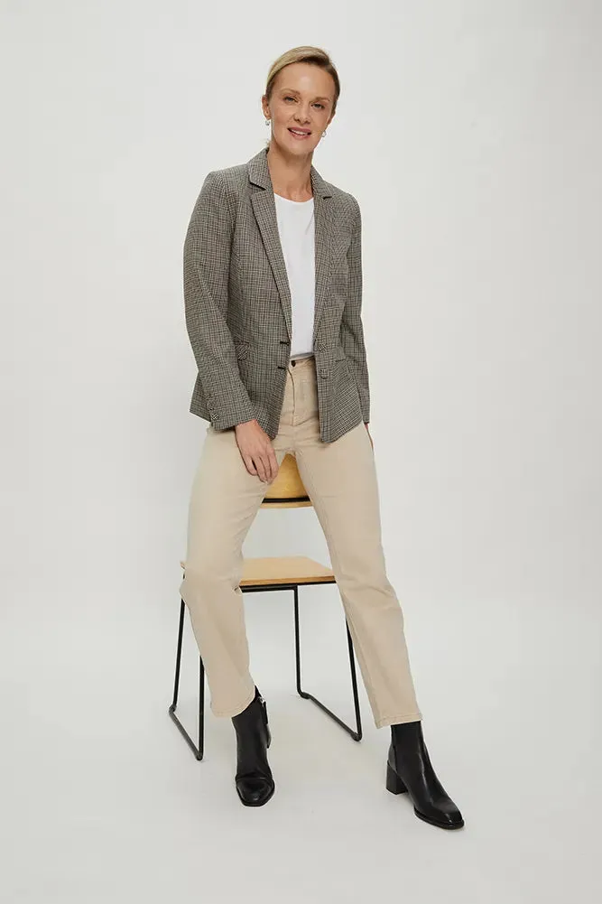 Blazer Mujer Cuadrille Negro