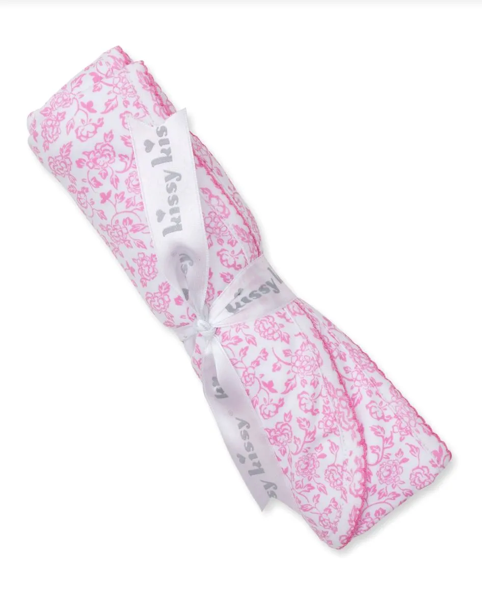 Blooming Vines Blanket - Pink