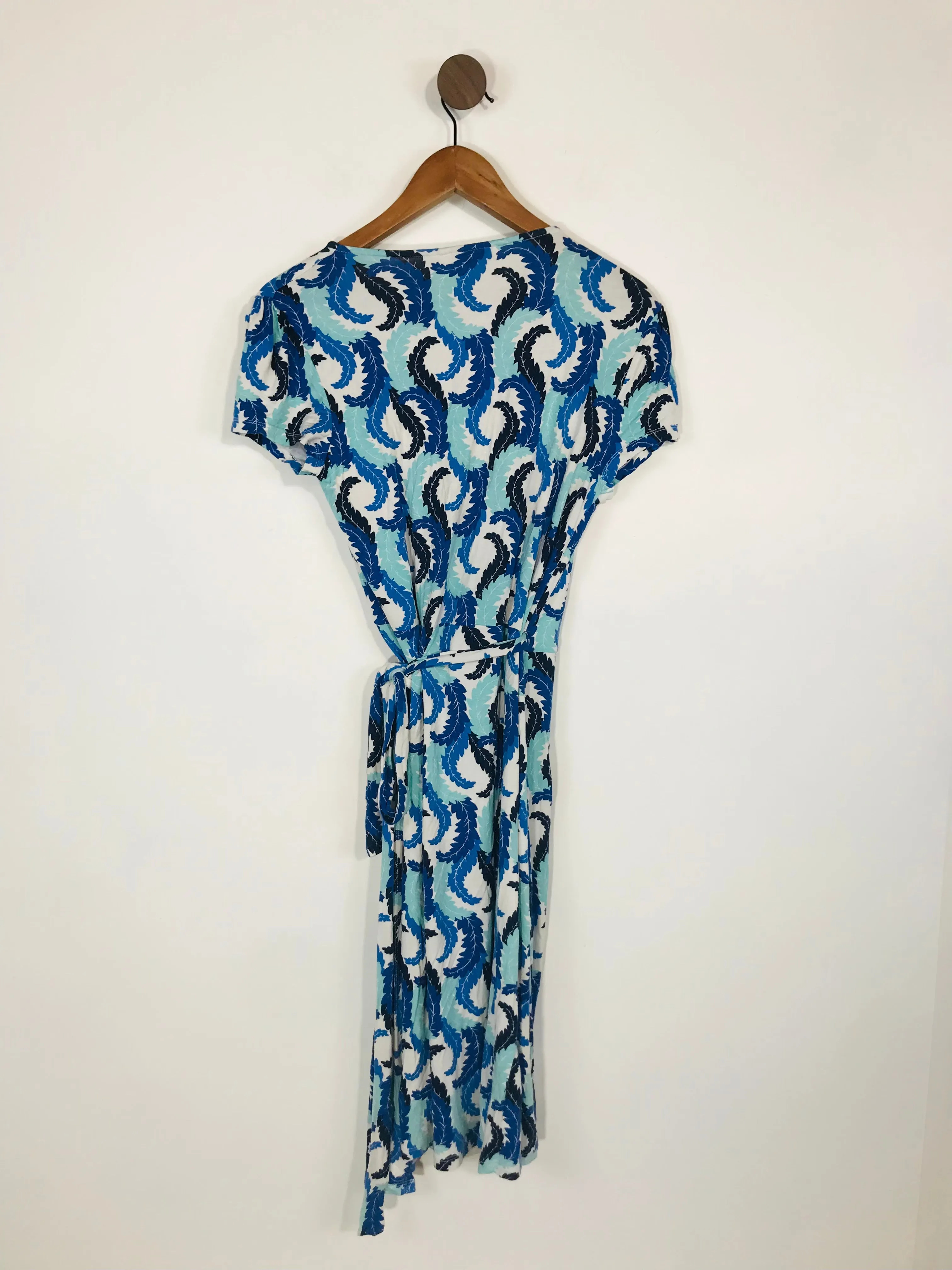 Boden Women's Floral Wrap Dress | UK12 | Blue