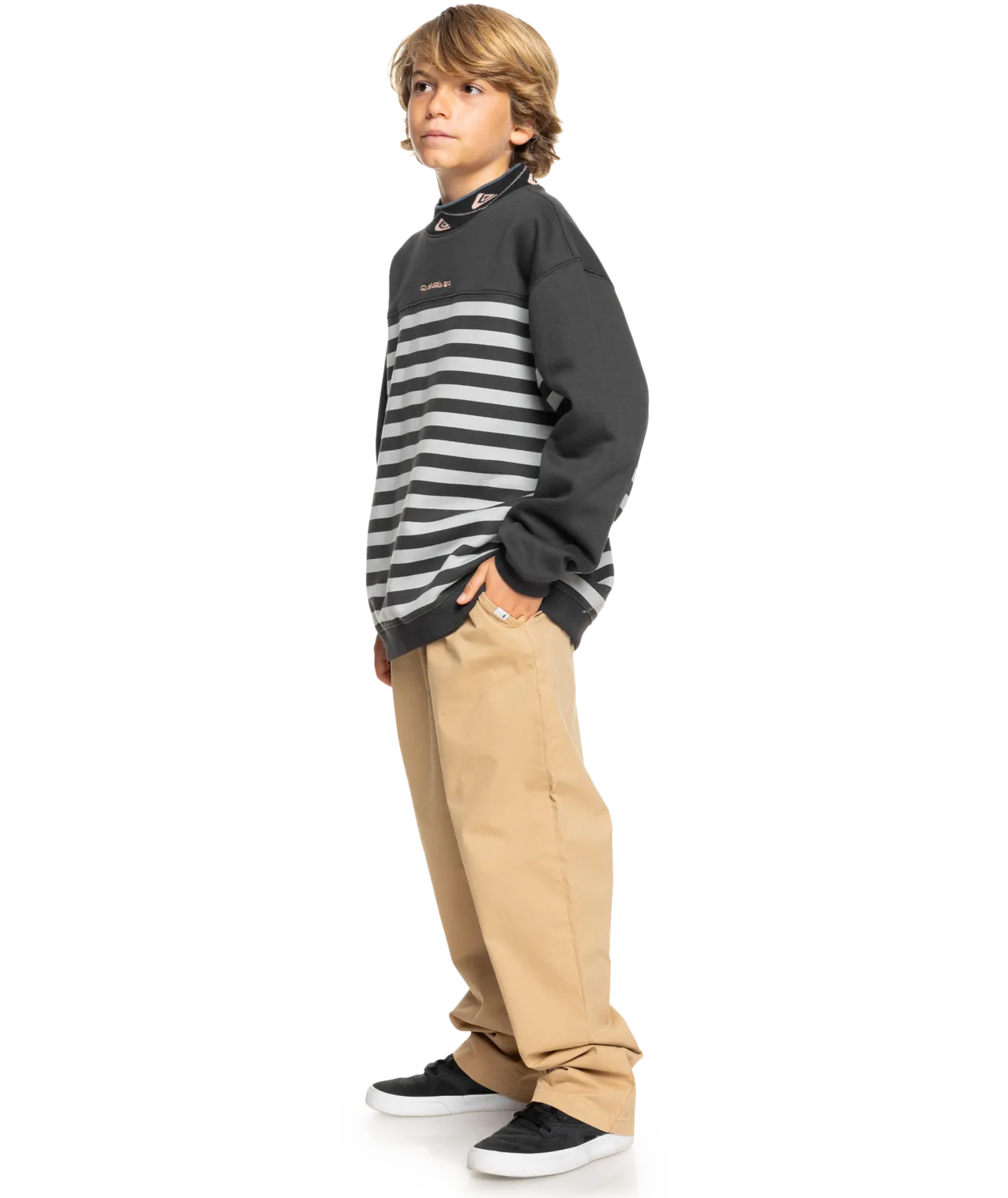Boys Dease Lake Sweatshirt in Tarmac