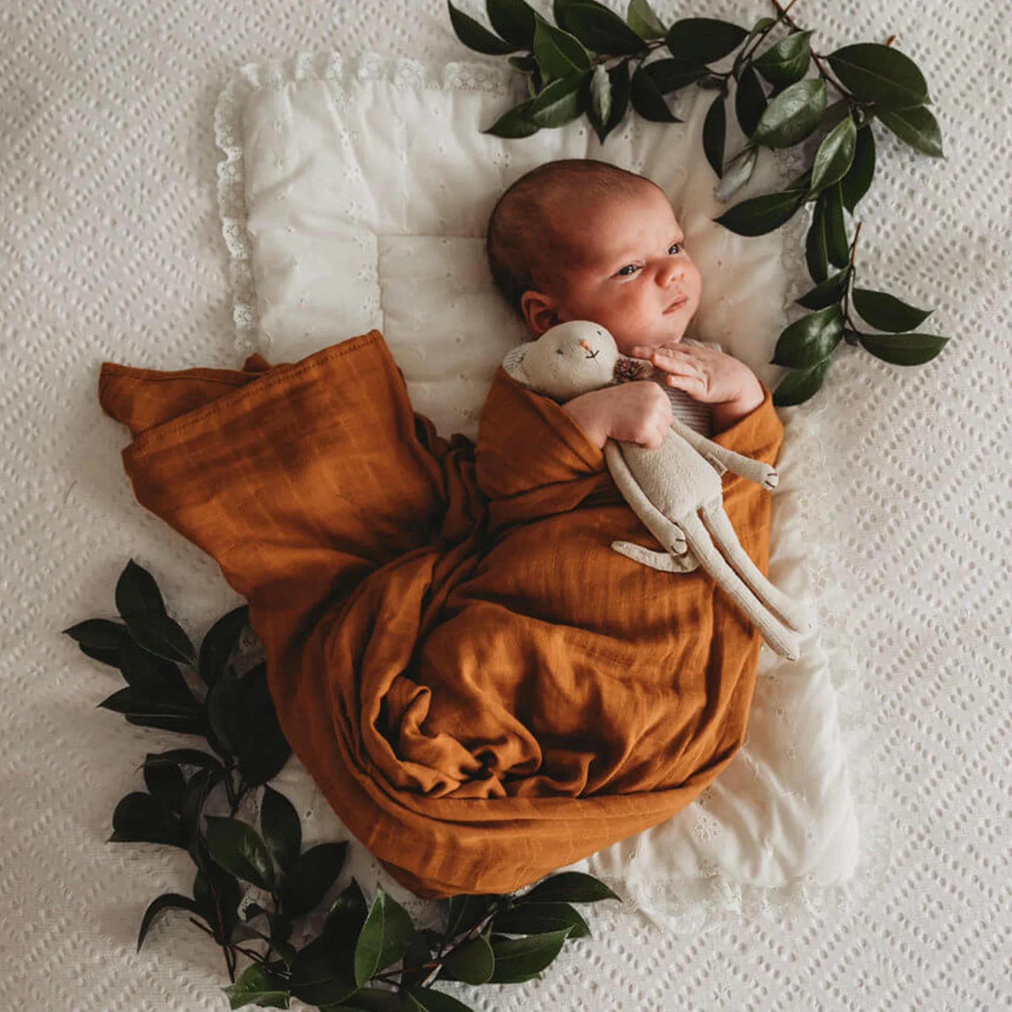 Bronze - Organic Muslin Wrap