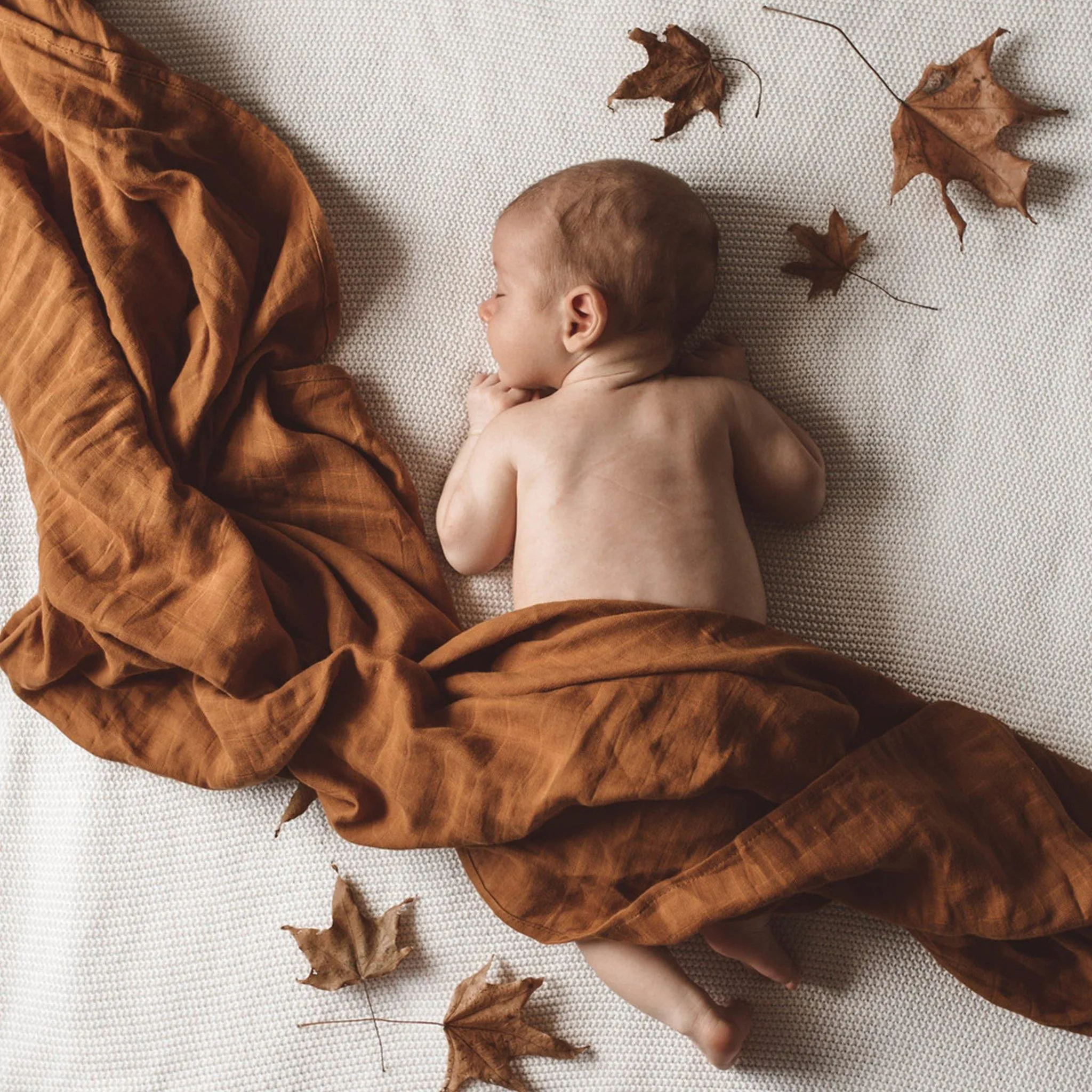 Bronze - Organic Muslin Wrap