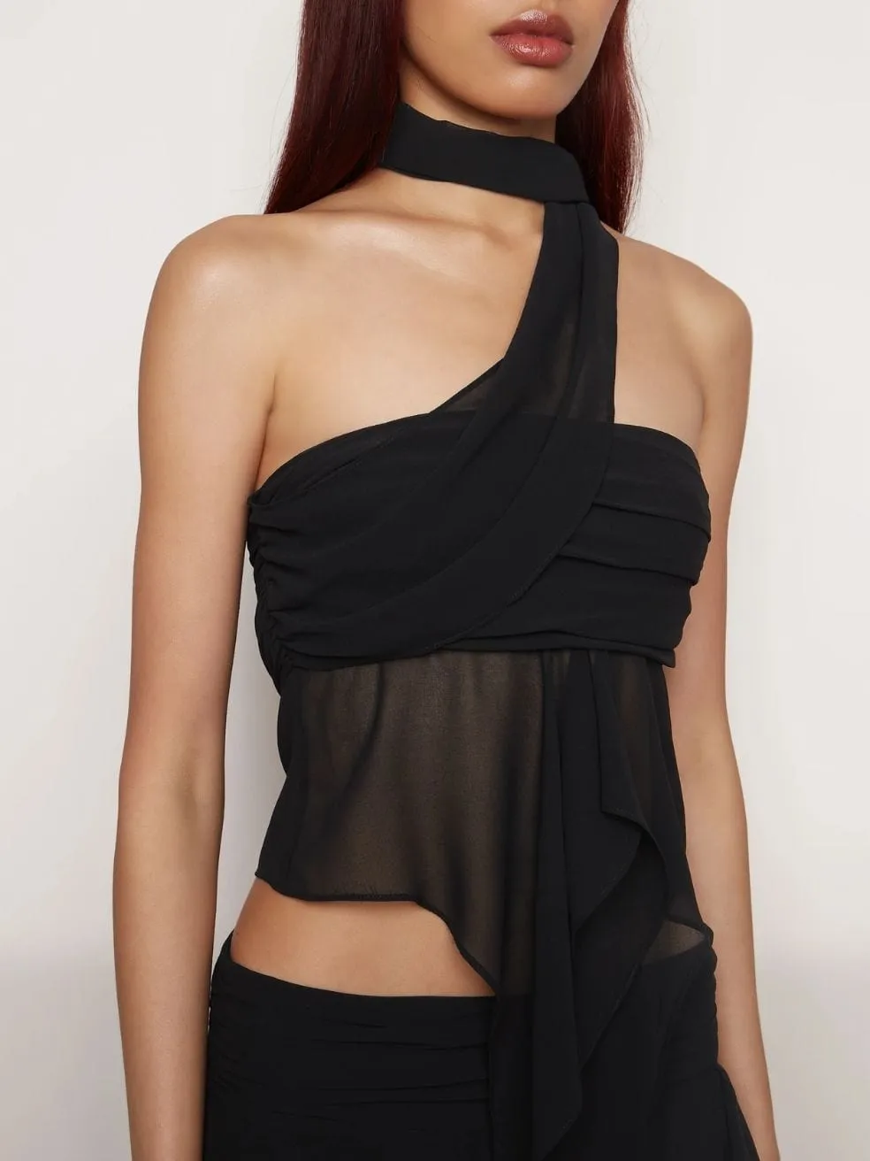 Chiffon Wrap Around Top