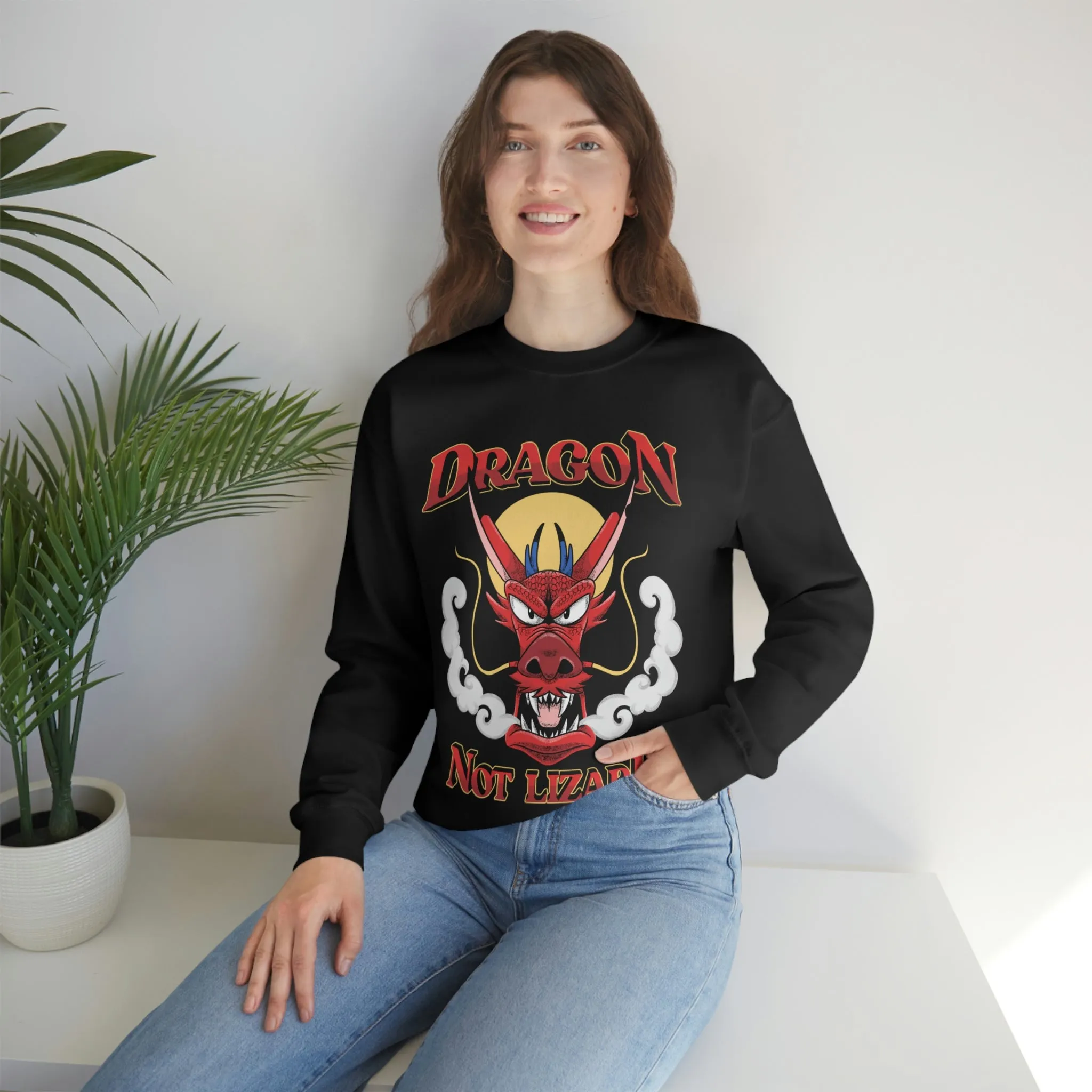 Dragon Not Lizard Mushu Mulan Inspired Sweatshirt