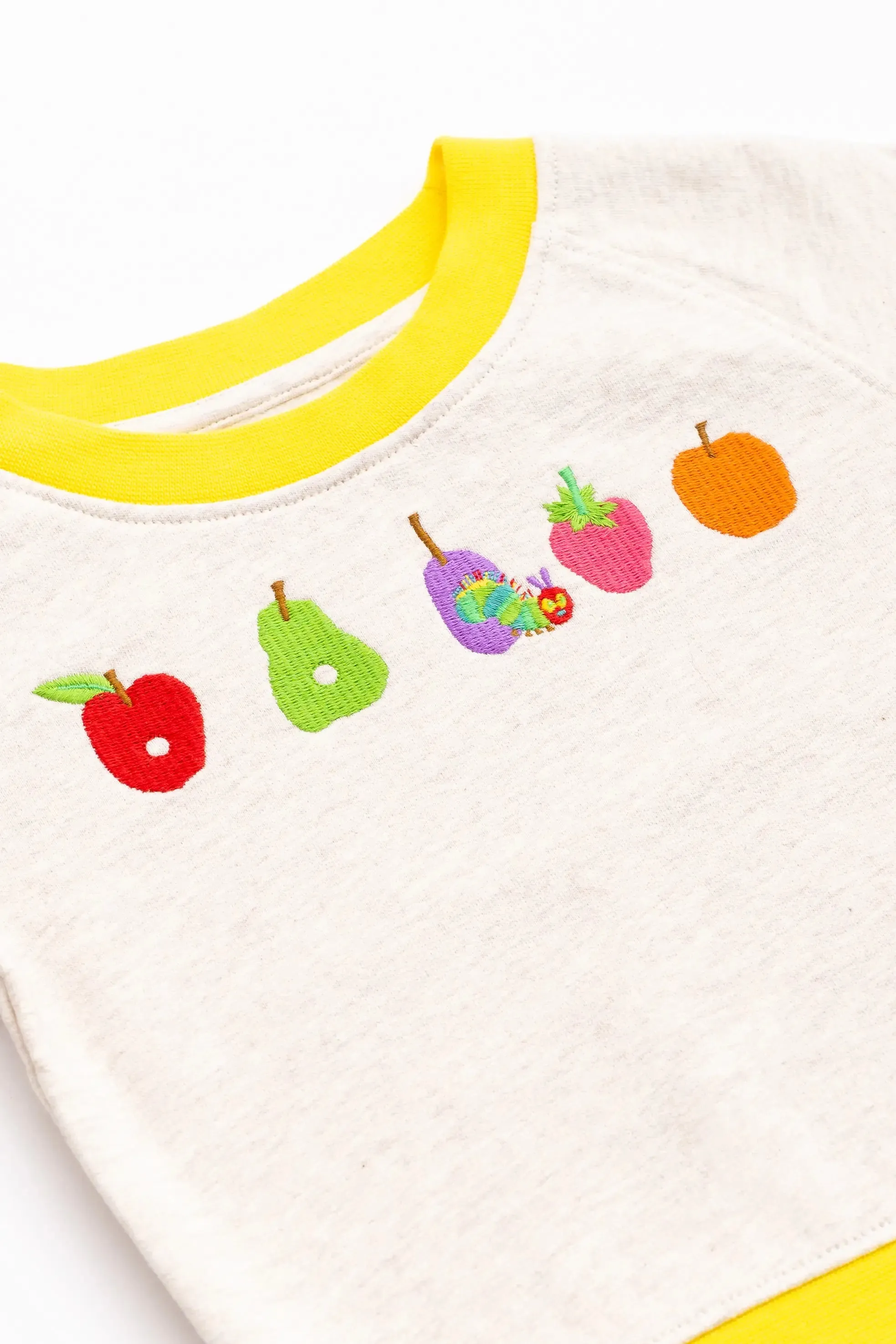 Embroidered Sweatshirt Sweat Short Bundle_The Very Hungry Caterpillar