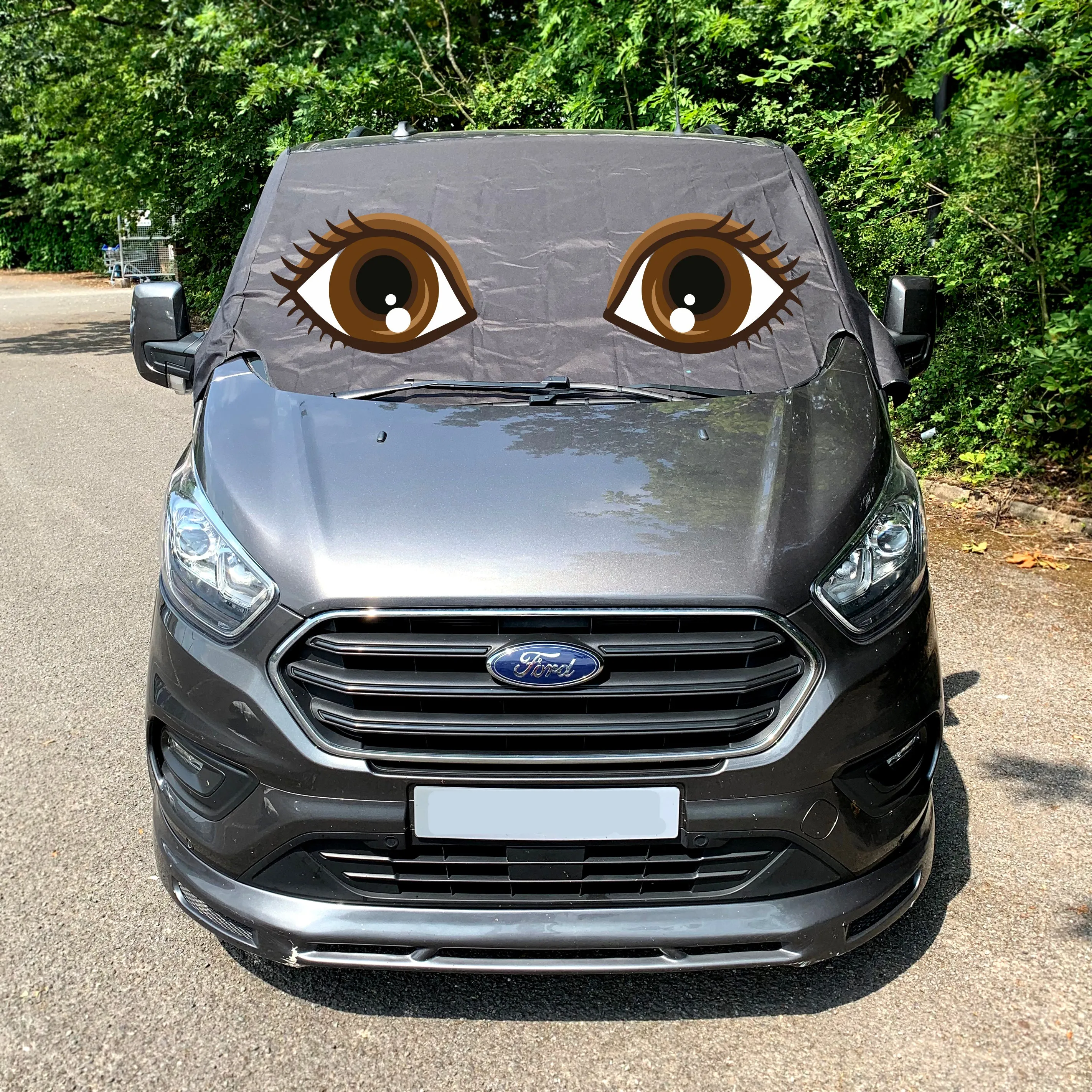 Ford Transit Custom Screen Wrap - Flo Eyes