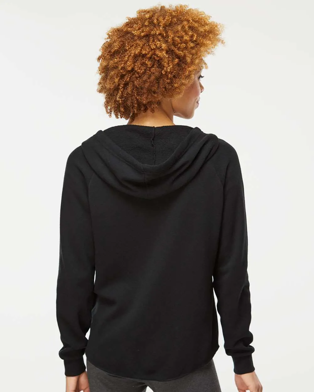 Independent Trading Co. Ladies California Wave Wash Full-Zip Hooded Sweatshirt 