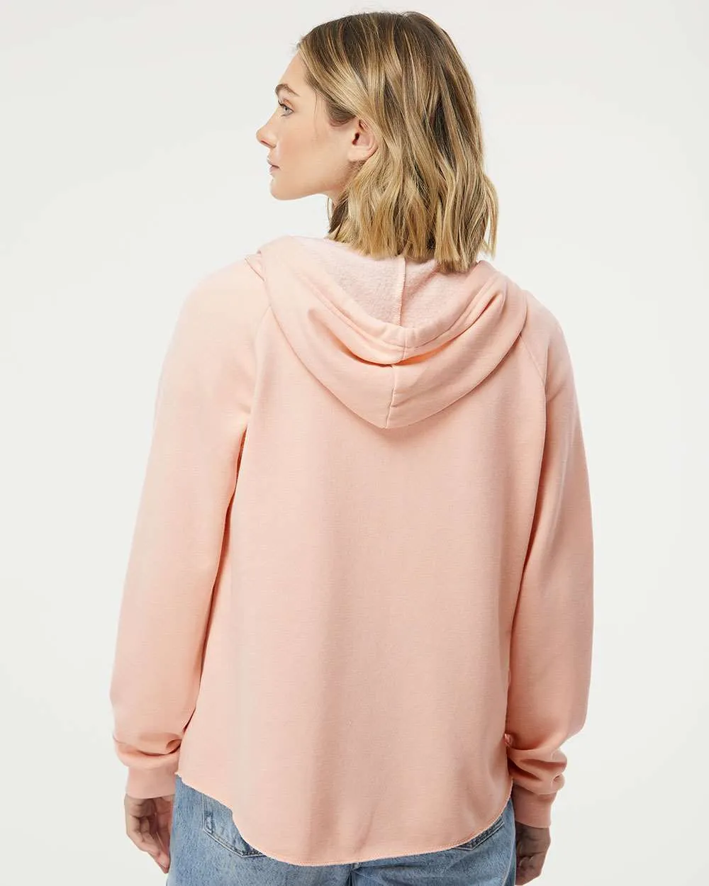 Independent Trading Co. Ladies California Wave Wash Full-Zip Hooded Sweatshirt 