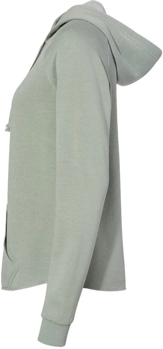 Independent Trading Co. Ladies California Wave Wash Full-Zip Hooded Sweatshirt 
