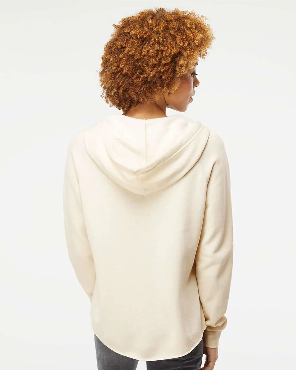 Independent Trading Co. Ladies California Wave Wash Full-Zip Hooded Sweatshirt 