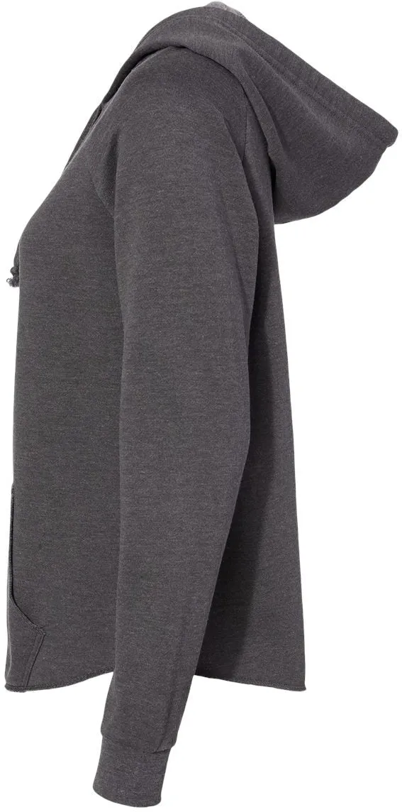 Independent Trading Co. Ladies California Wave Wash Full-Zip Hooded Sweatshirt 