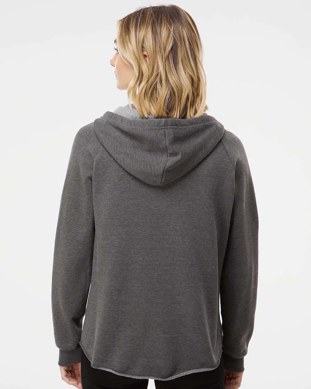 Independent Trading Co. Ladies California Wave Wash Full-Zip Hooded Sweatshirt 