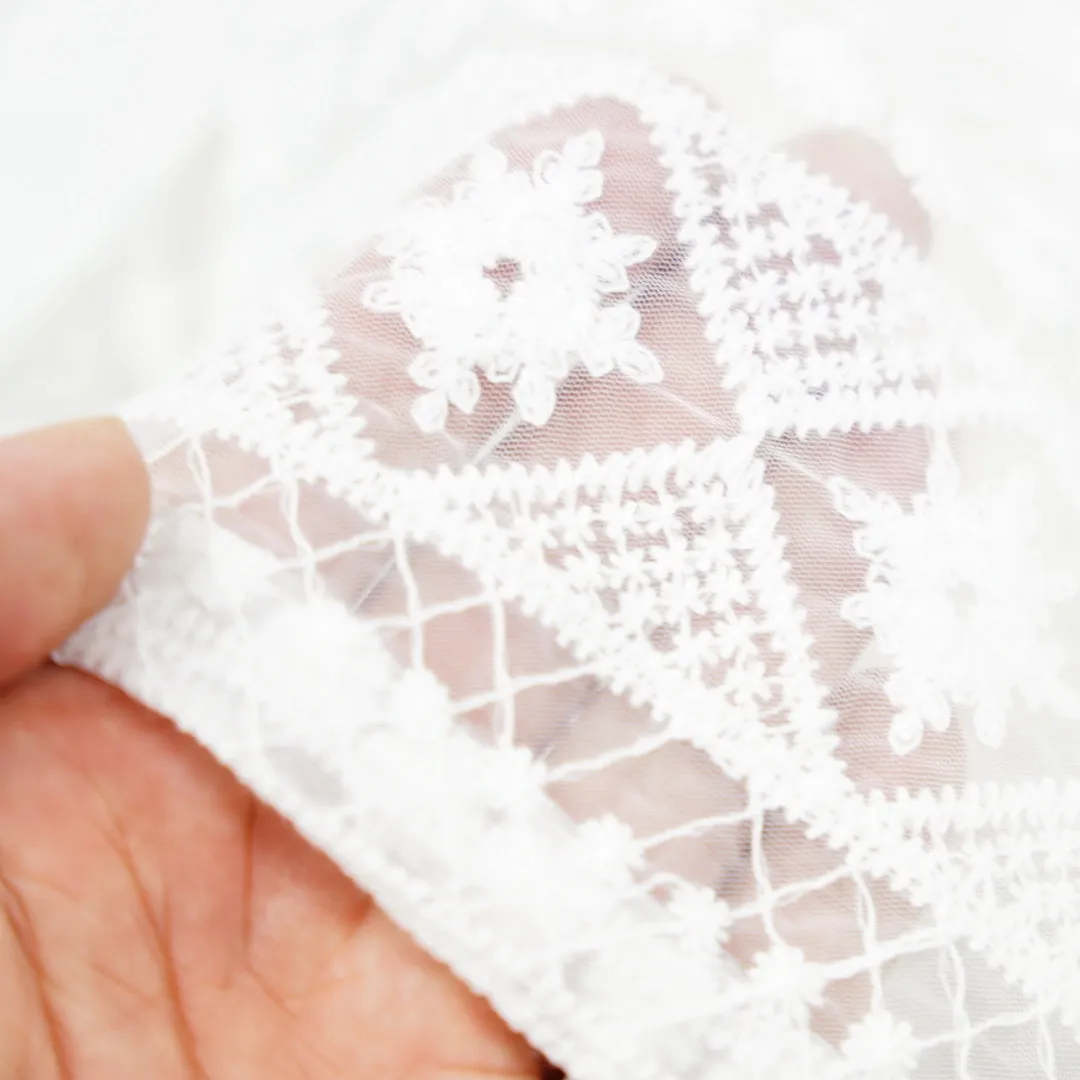 Lace Aloha Shirt - White