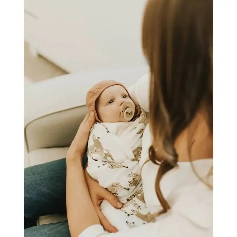 Little Unicorn Single Muslin Swaddle - Llama