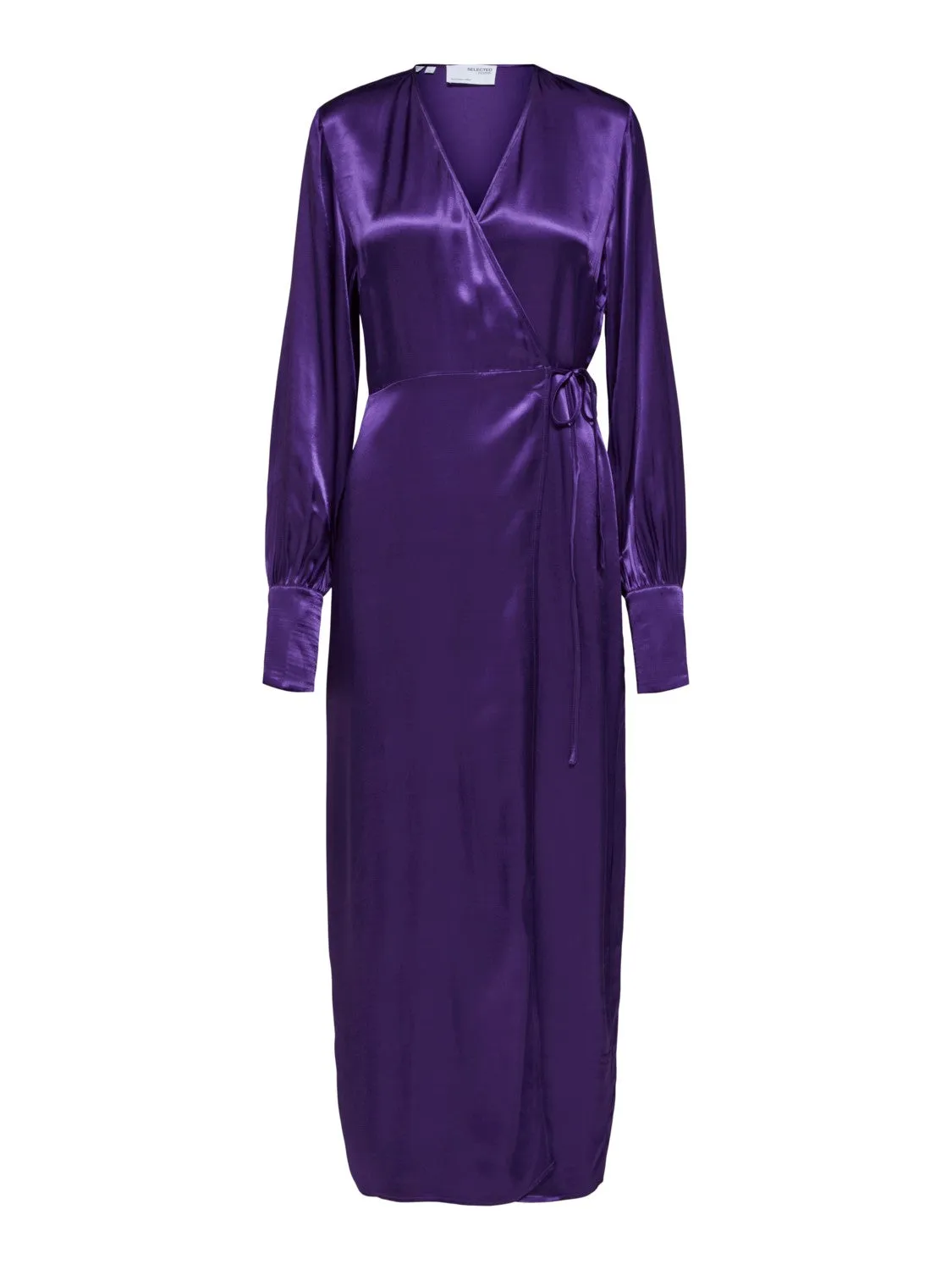 Lyra Ls Ankle Wrap Dress - Acai