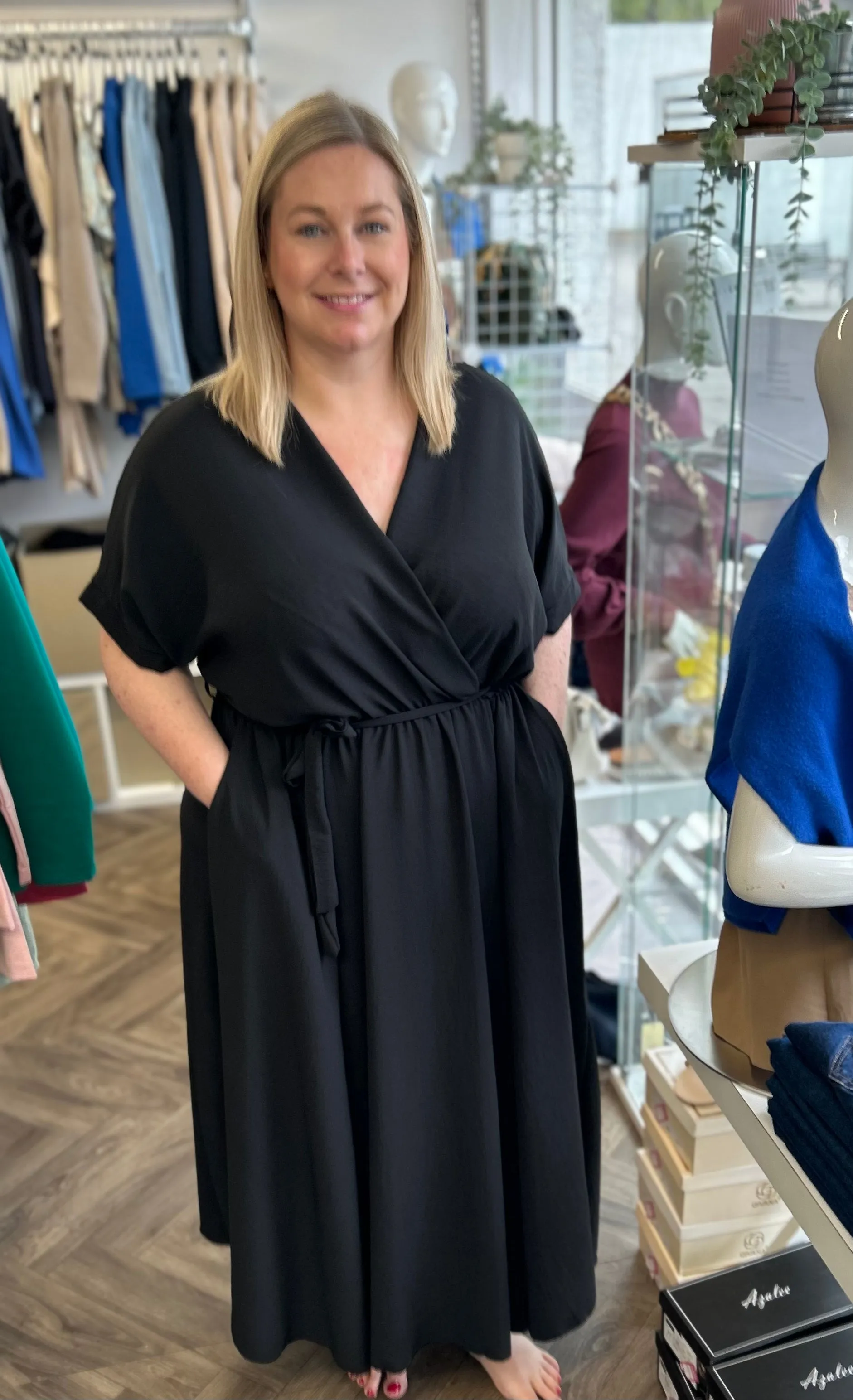 MAISIE Chiffon maxi dress