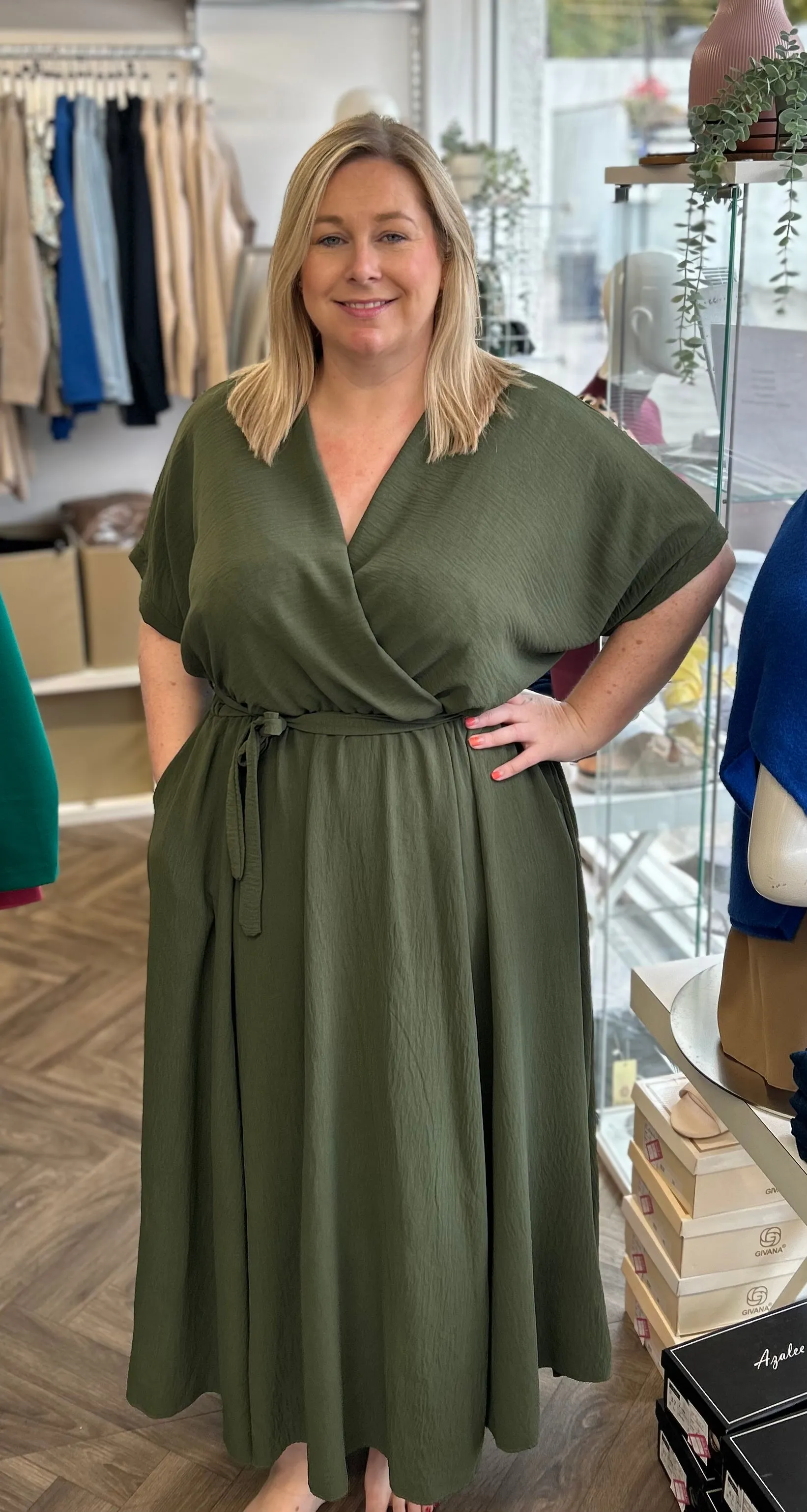 MAISIE Chiffon maxi dress