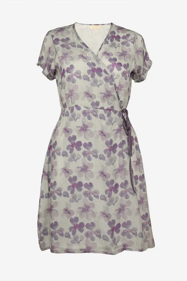 Mist Short Wrap Dress
