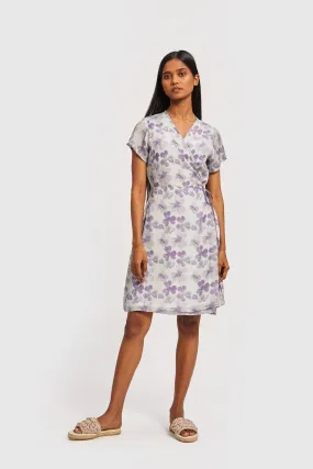 Mist Short Wrap Dress