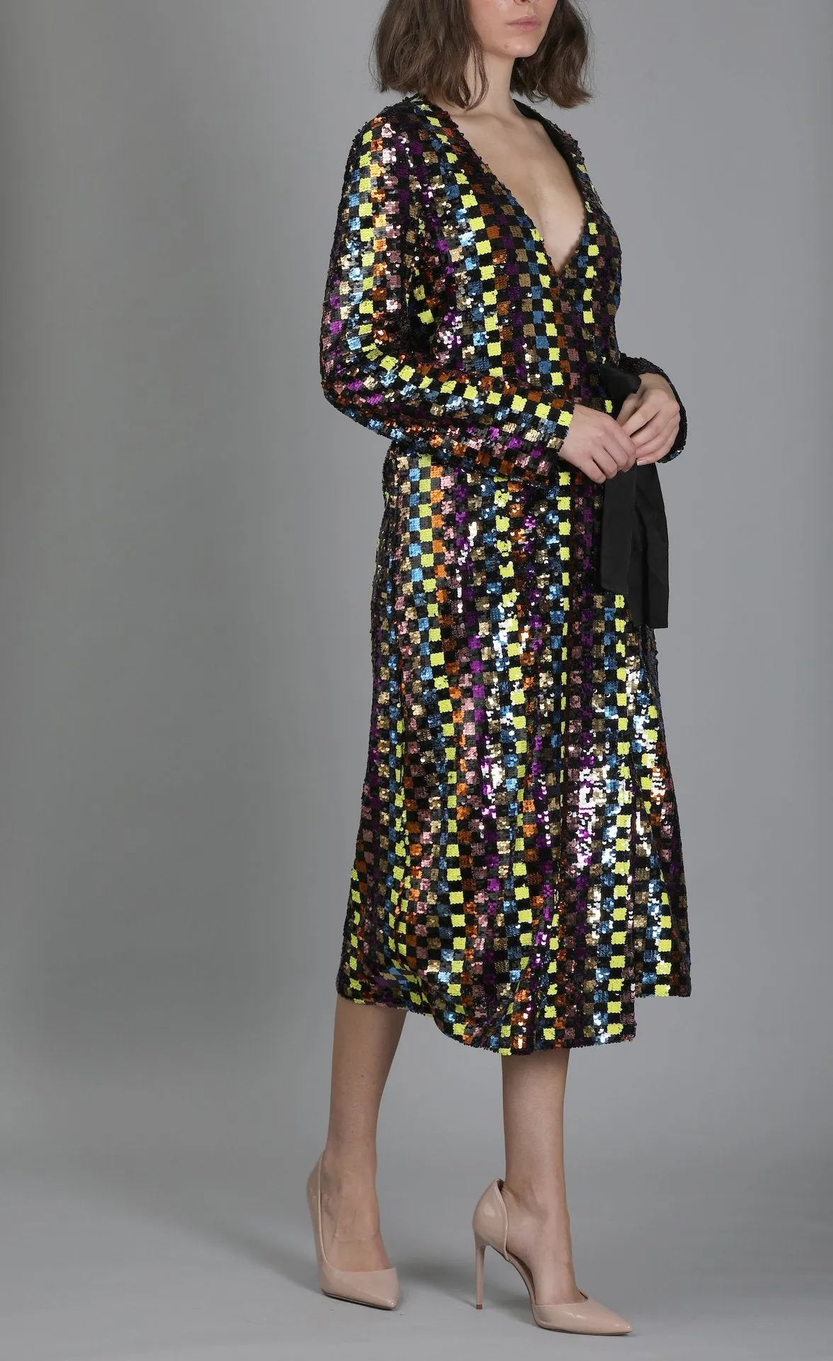 Multi Sequin Dress