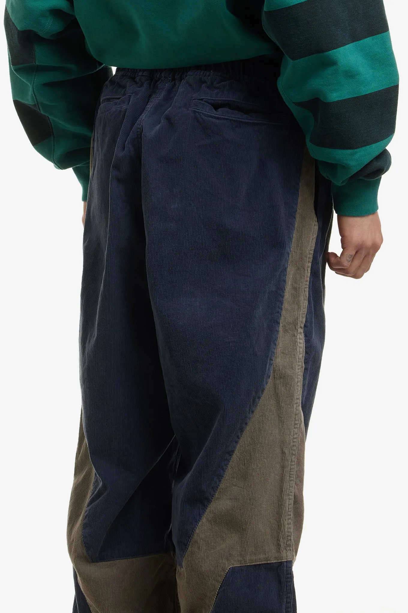 SOLID SEAM CORD BEACH PANTS