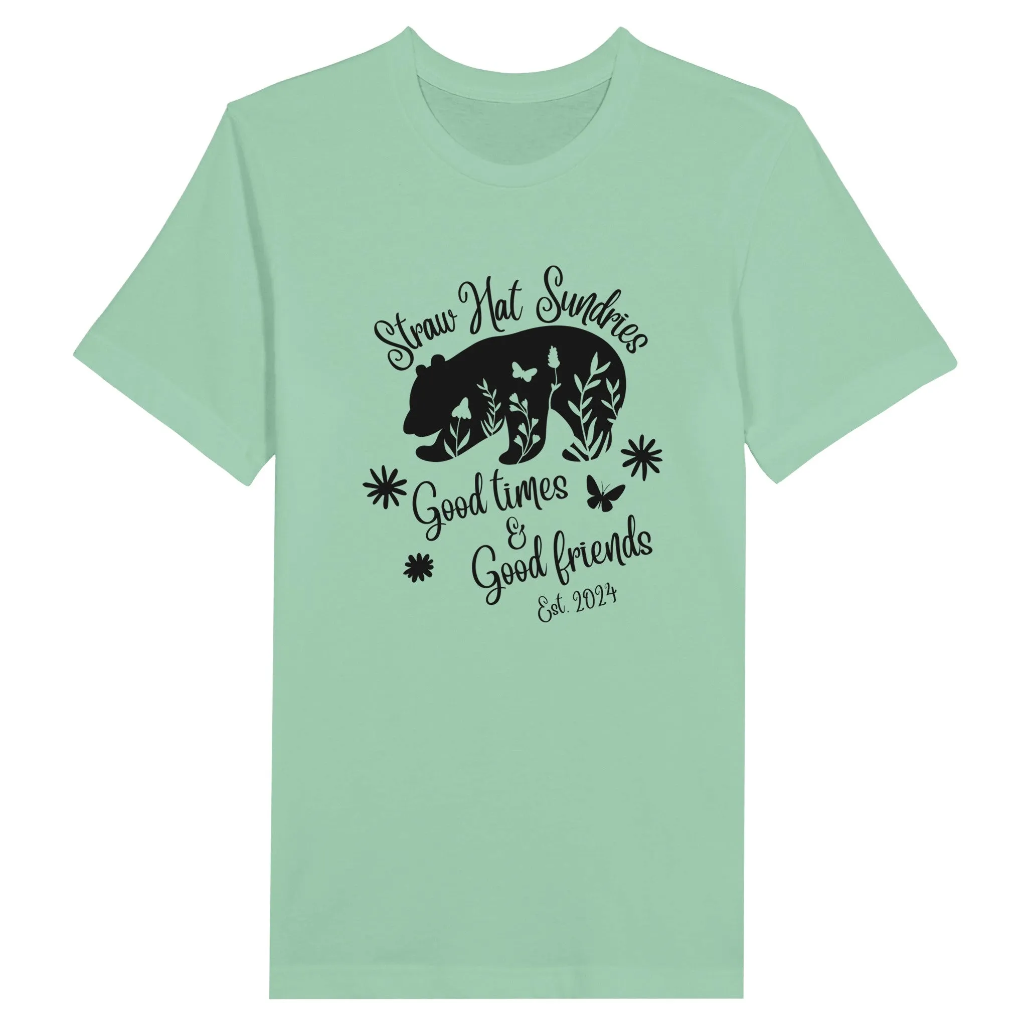 Straw Hat Sundries Bear Unisex Crewneck T-shirt