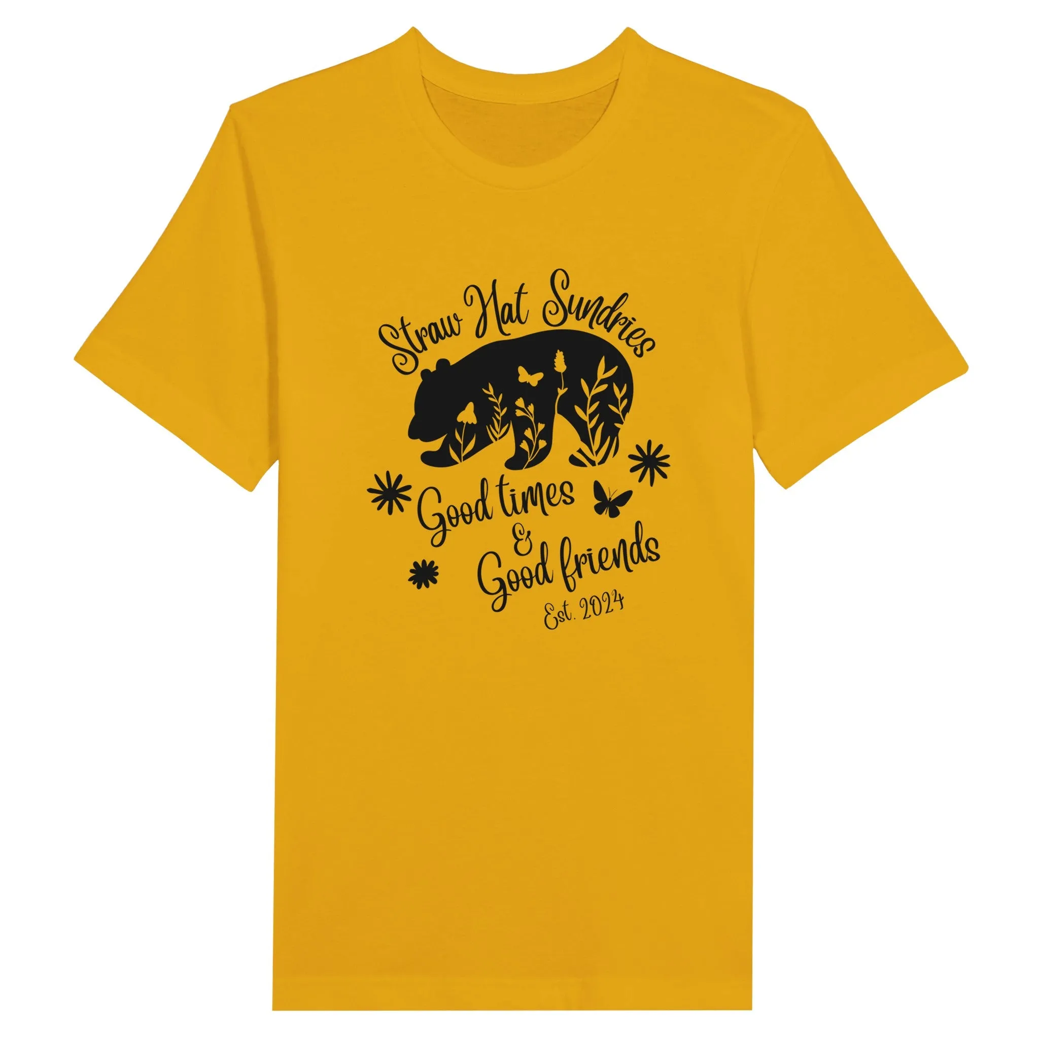 Straw Hat Sundries Bear Unisex Crewneck T-shirt