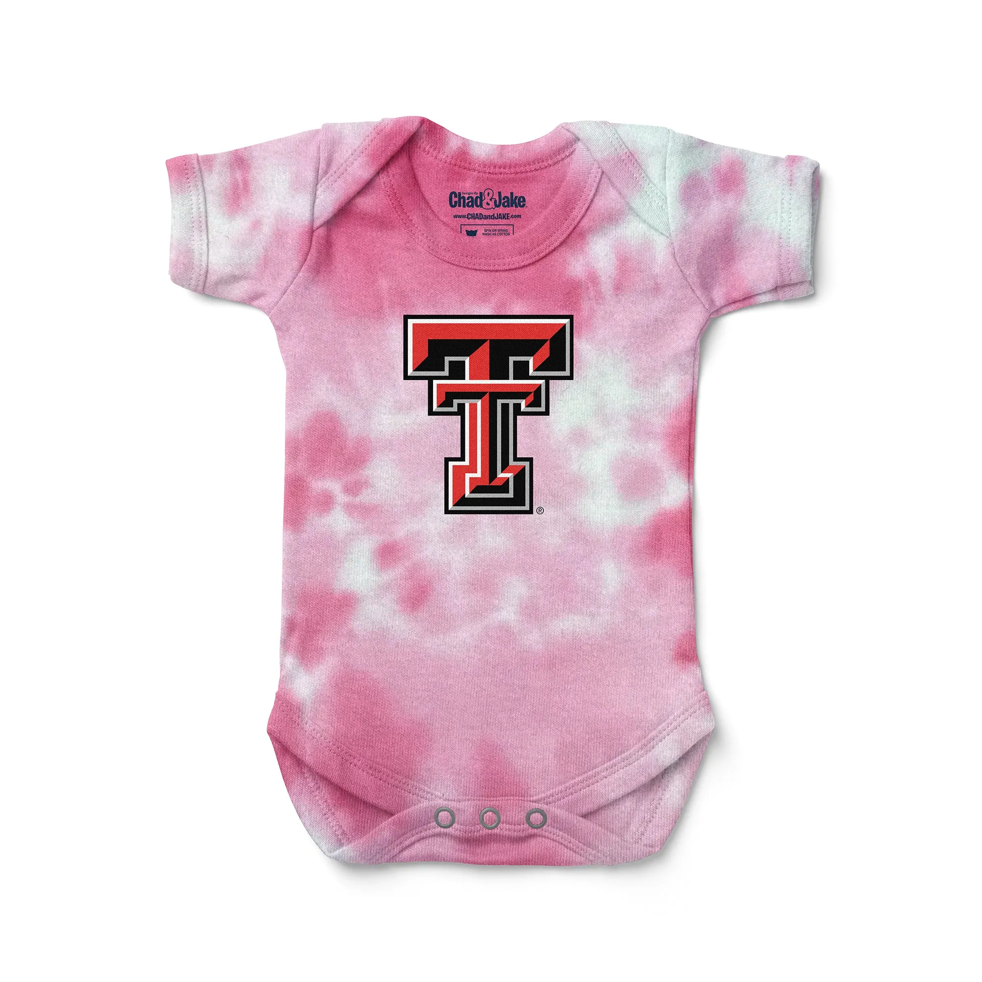 Texas Tech Red Raiders Logo Tie Dye Bodysuit