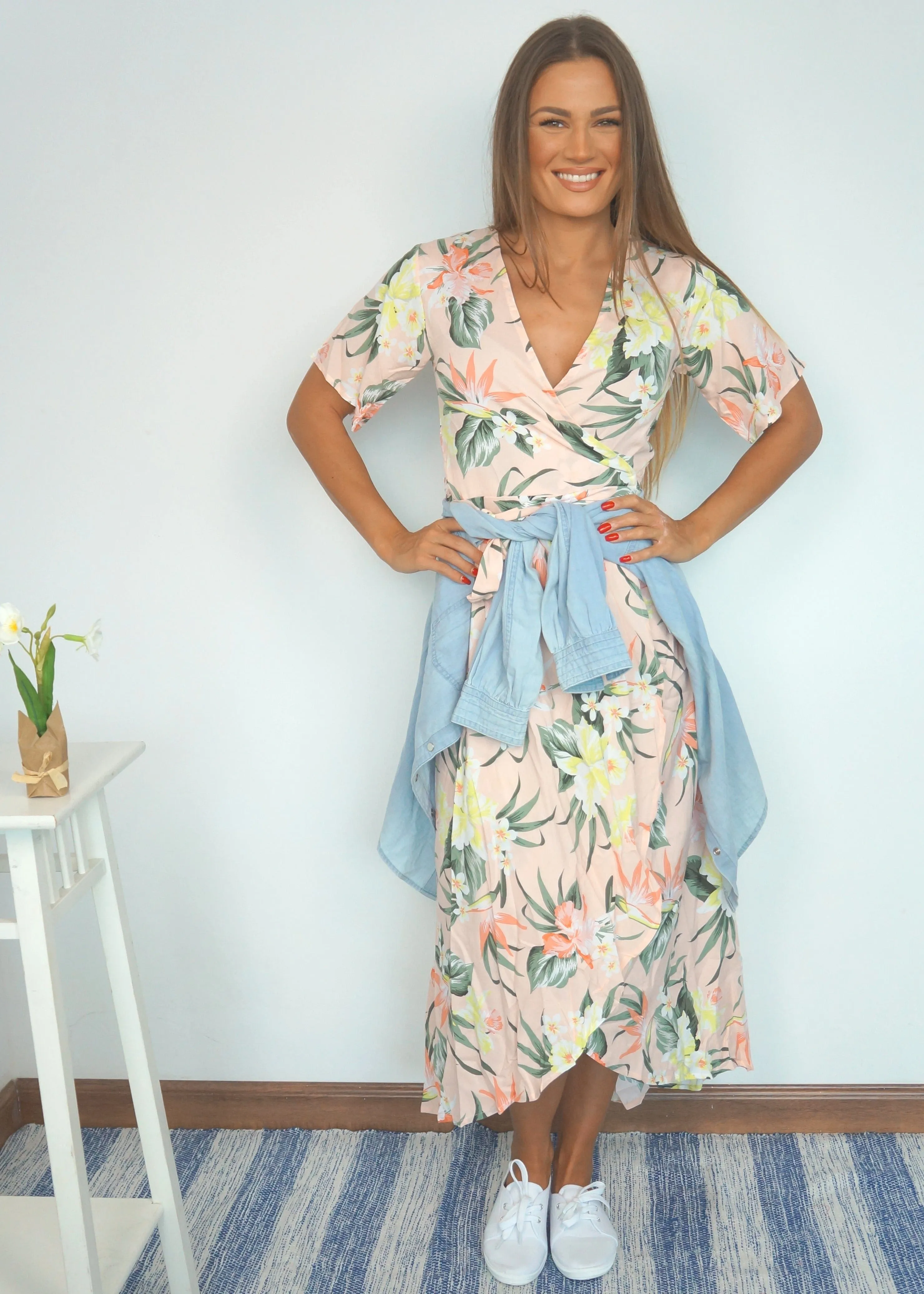 The Maxi Wrap Dress - Life's a Peach
