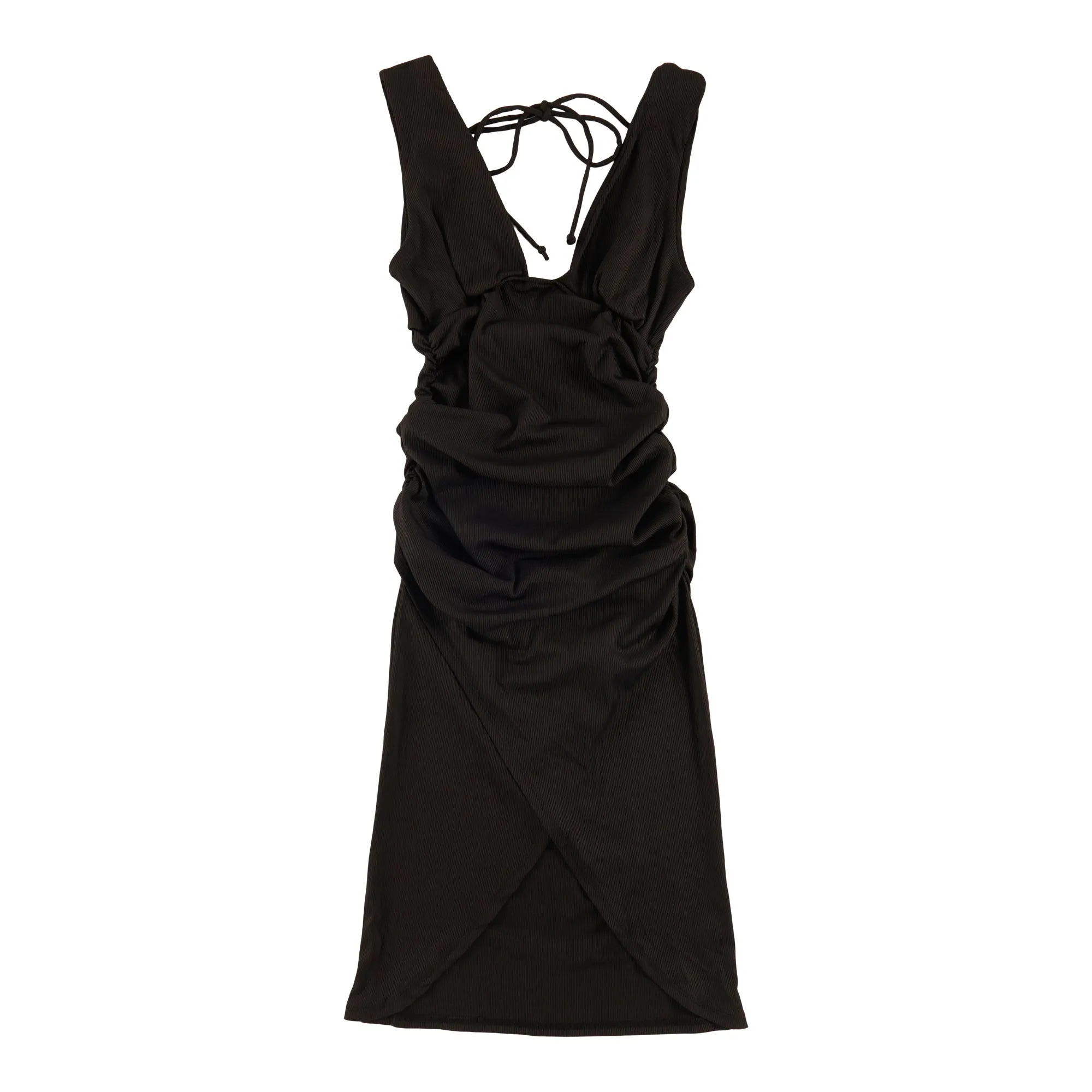 Women's Deep V-Neck Wrap Dress