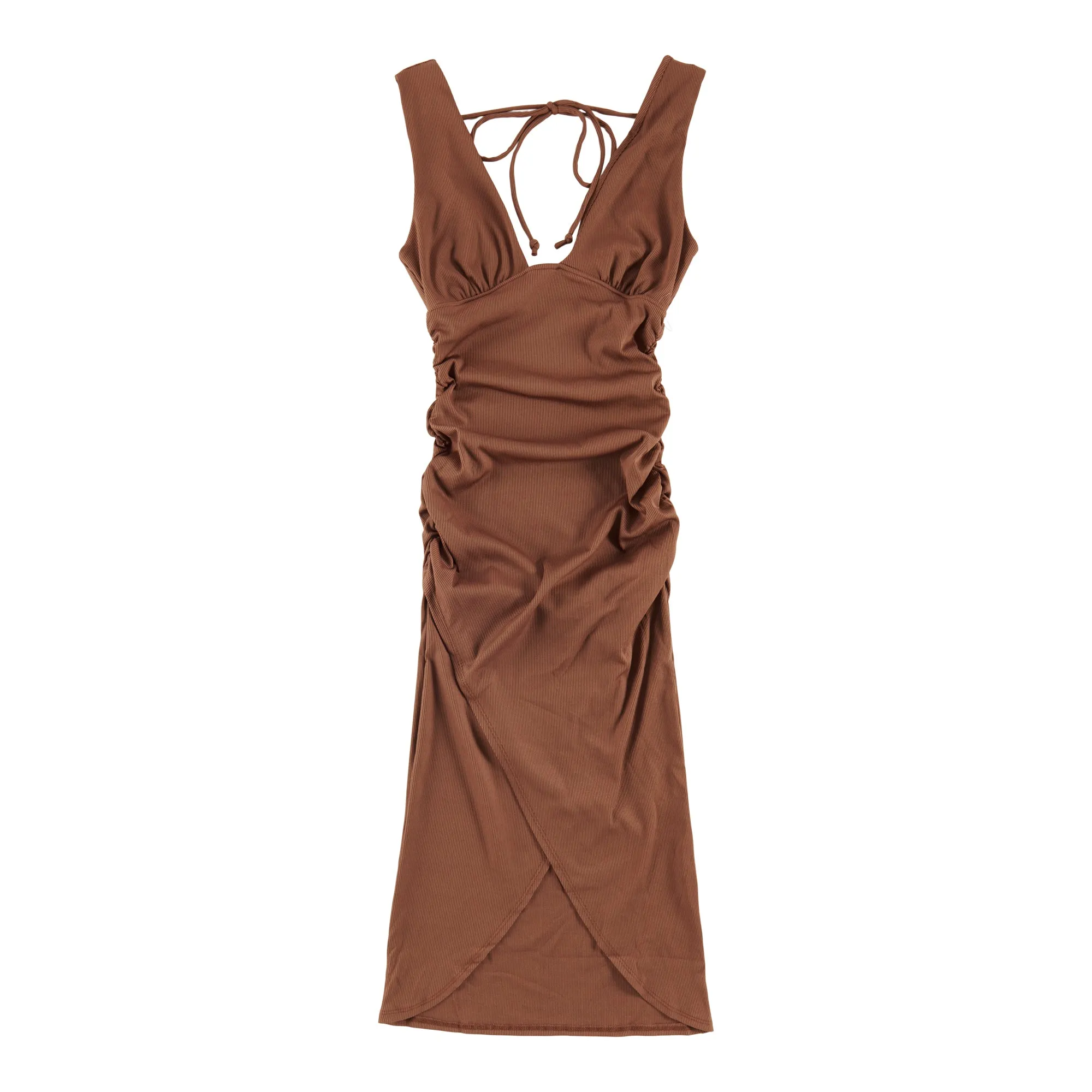 Women's Deep V-Neck Wrap Dress