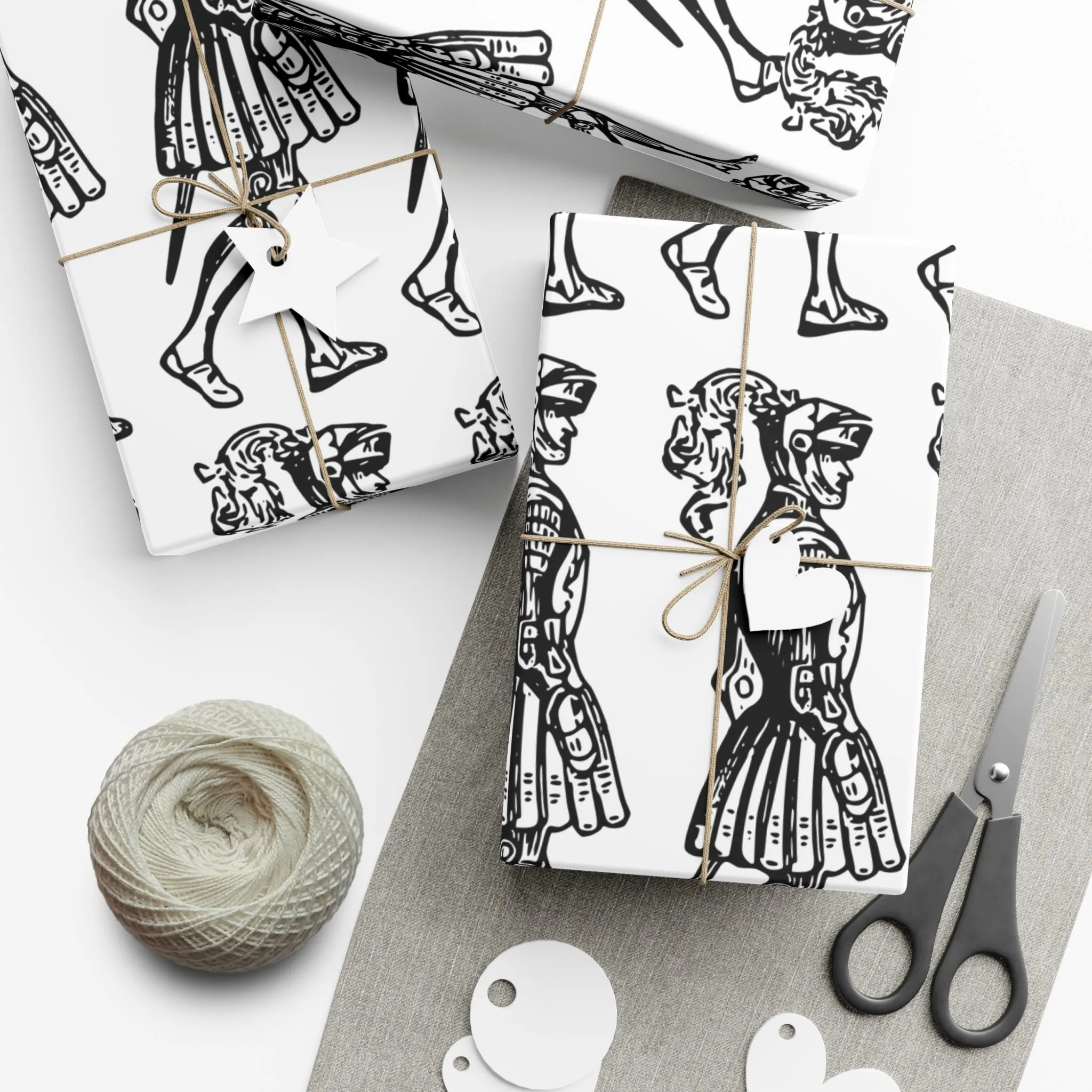 Wrapping Paper: Knight in Shining Honor | Vintage Inspired