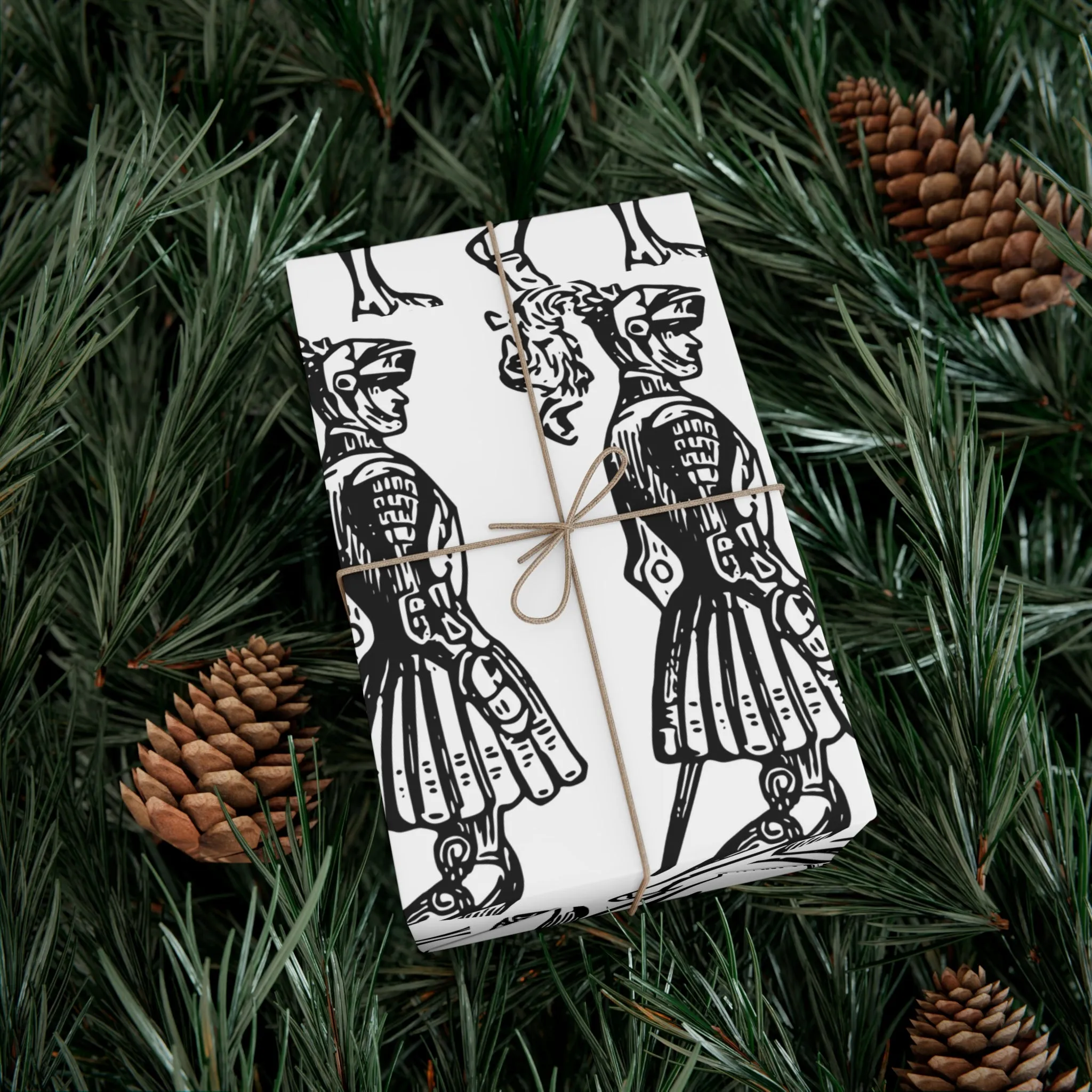 Wrapping Paper: Knight in Shining Honor | Vintage Inspired