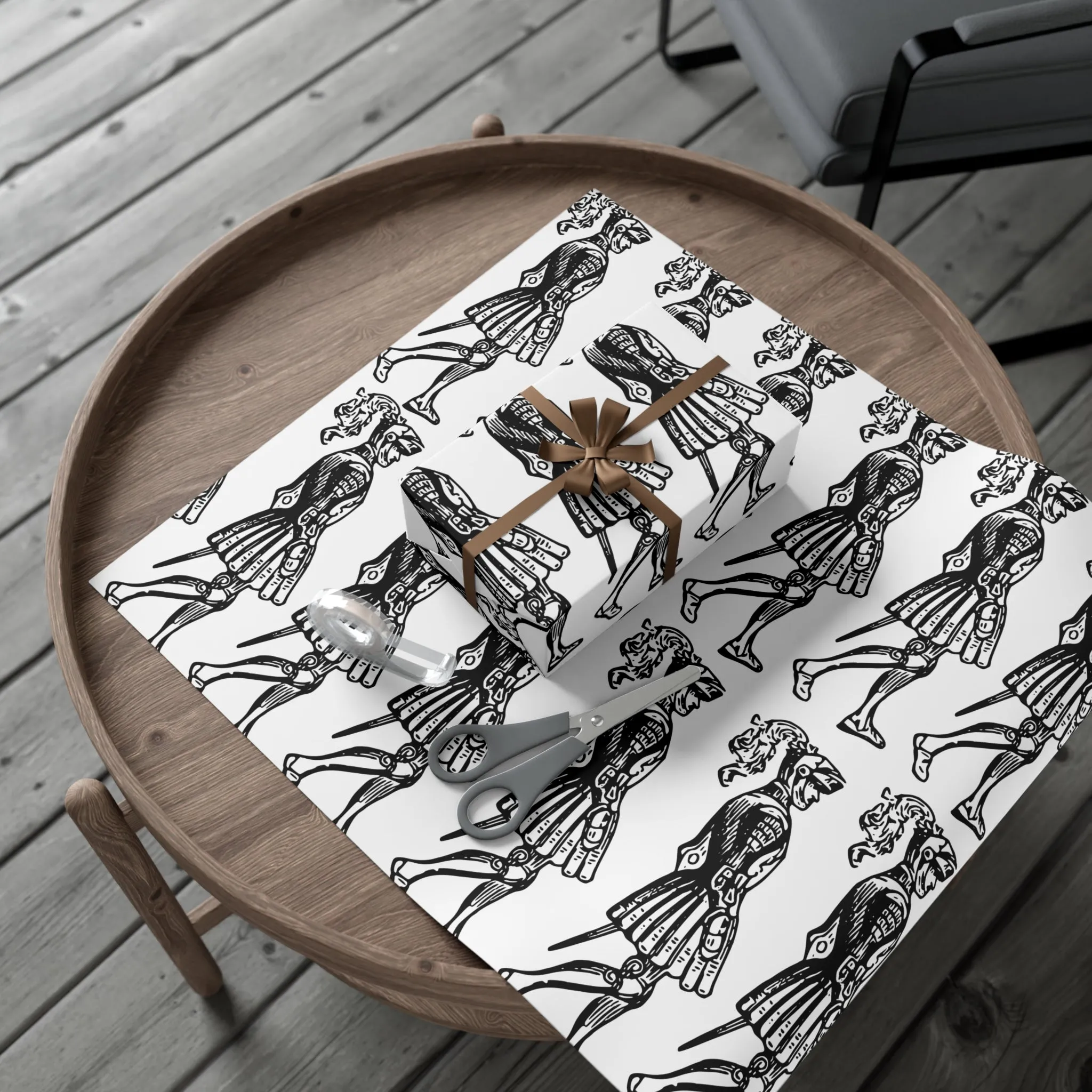 Wrapping Paper: Knight in Shining Honor | Vintage Inspired